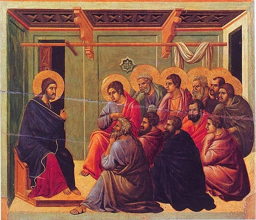 Jesus prays for disciples